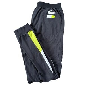 Lacoste Ultra Soft Cotton Jersey Pants Mens Sz XS Gray Green Loungewear‎